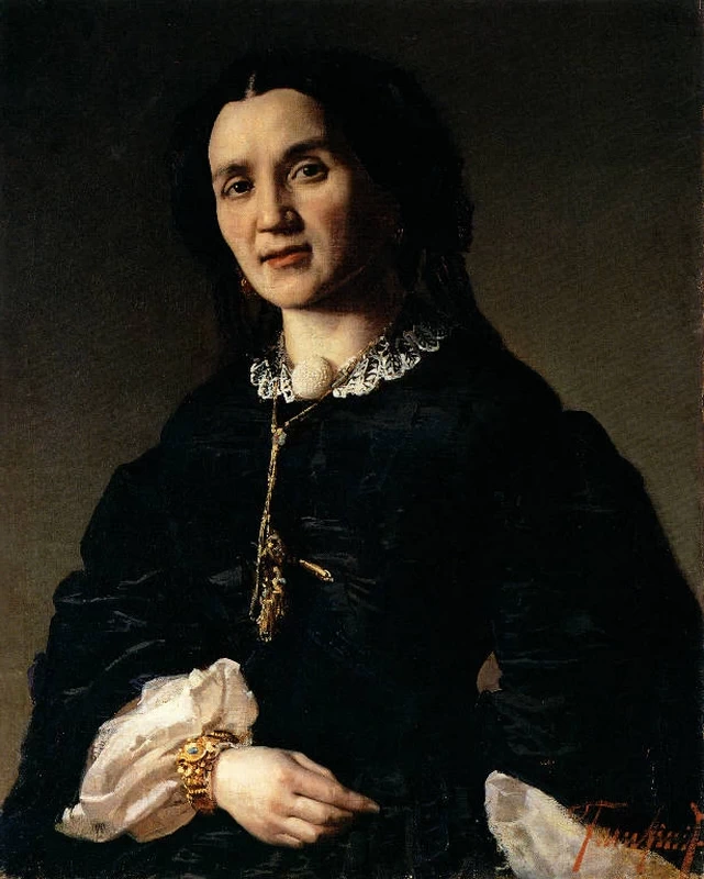 Ritratto di signora in nero - Musei Civici di Pavia